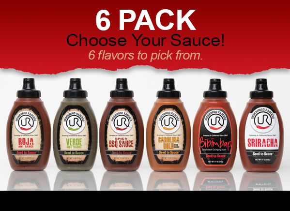 6 pack underwood ranches sauces